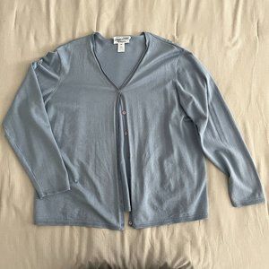 Pendleton Light Cardigan | Baby Blue | Size 2x